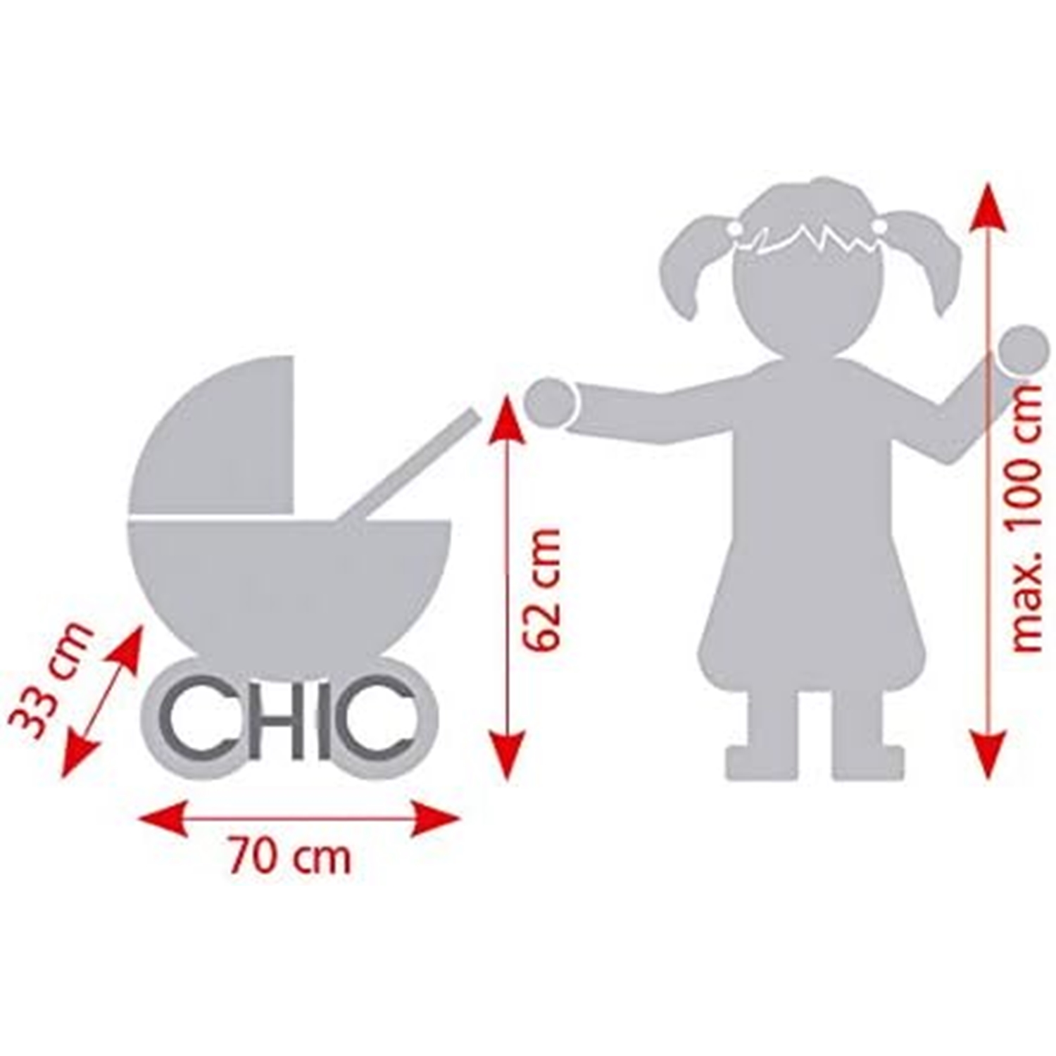 Bayer Chic 2000 612-25 Jogging Buggy "LOLA", Pflaume