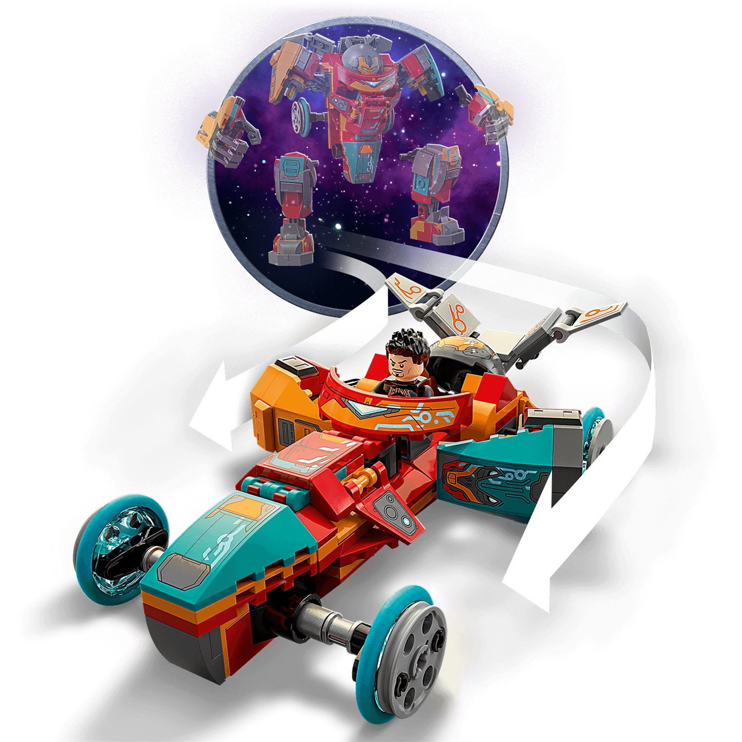 LEGO 76194 Marvel Tony Starks sakaarianischer Iron Man