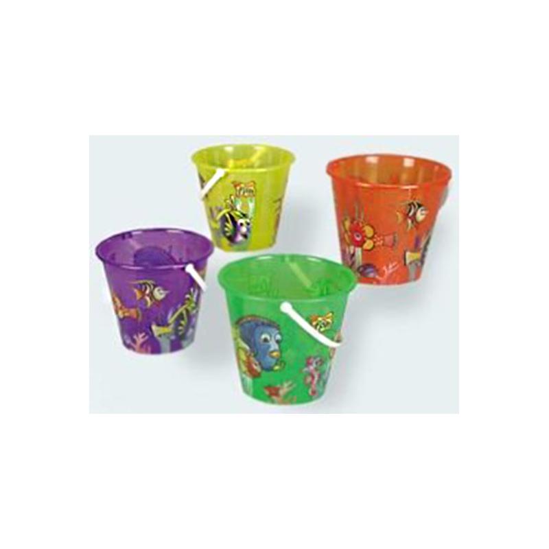 Simba Toys 107106525 Sandeimer 20 cm transparent farblich sortiert