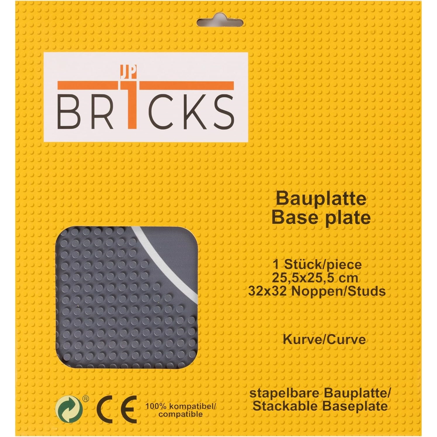 BR1CKS B-00023 Straßenplatte 32 x 32 Kurve