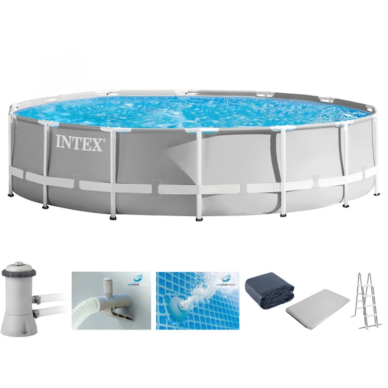 Intex 26726GN Prism Frame Pool--Set Ø 457x122cm