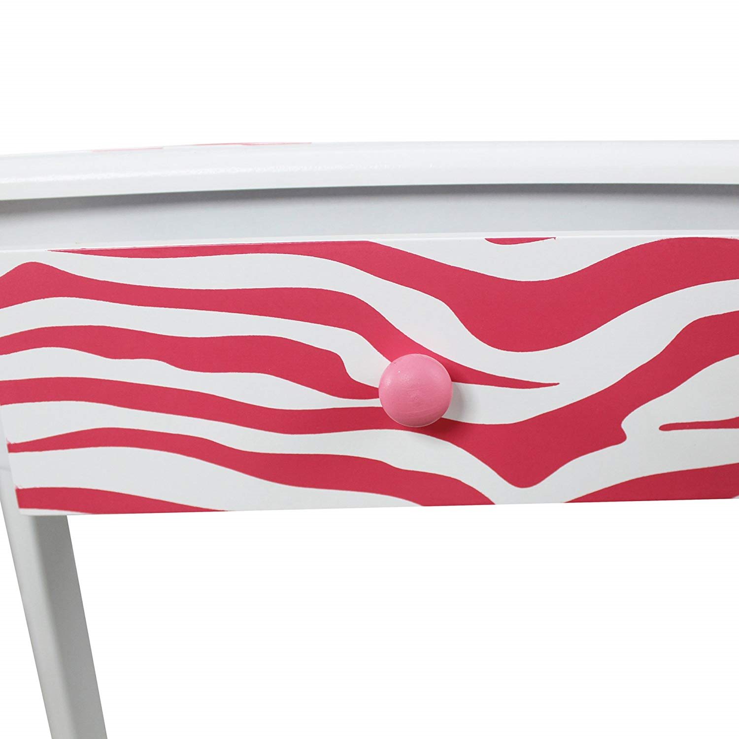 Bayer Chic 2000 TD-11670B Schminktisch mit Hocker, Zebradesign