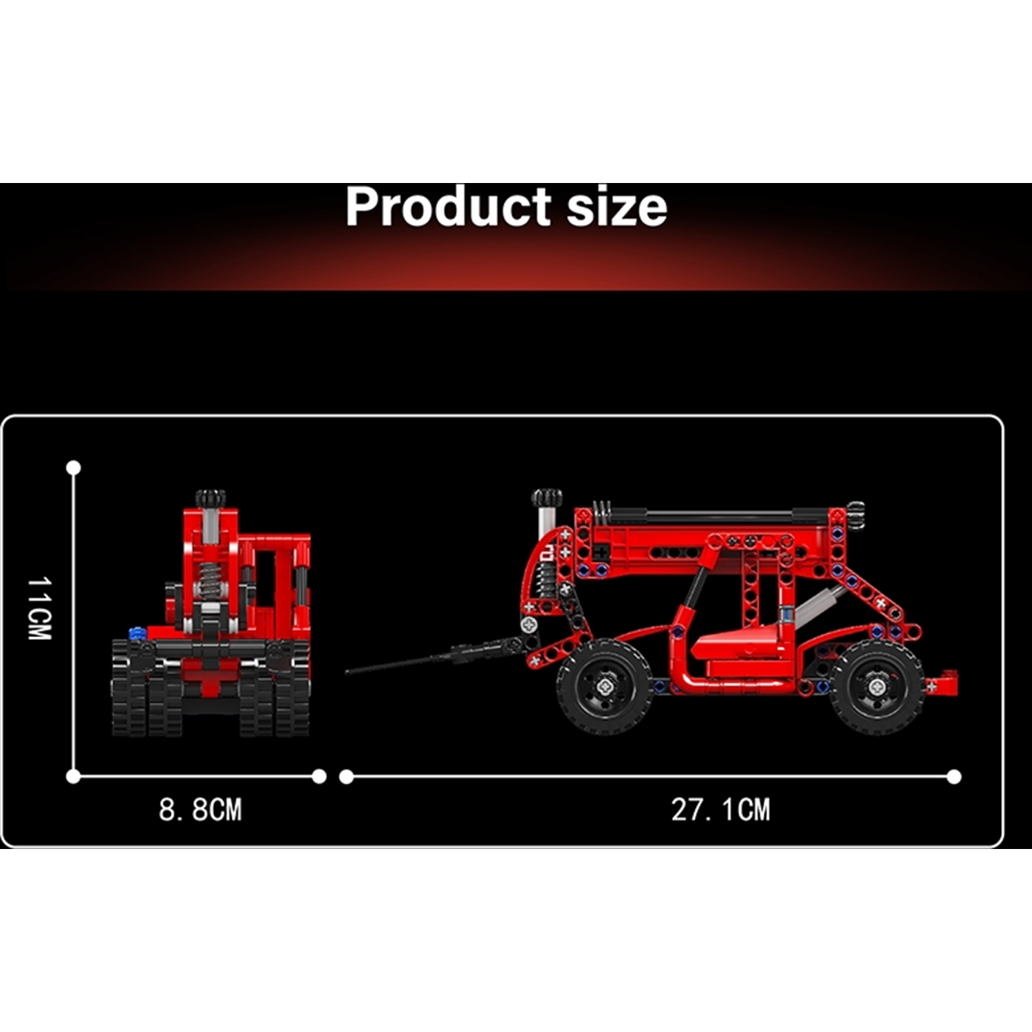 Mould King 24016 Teleskoplader