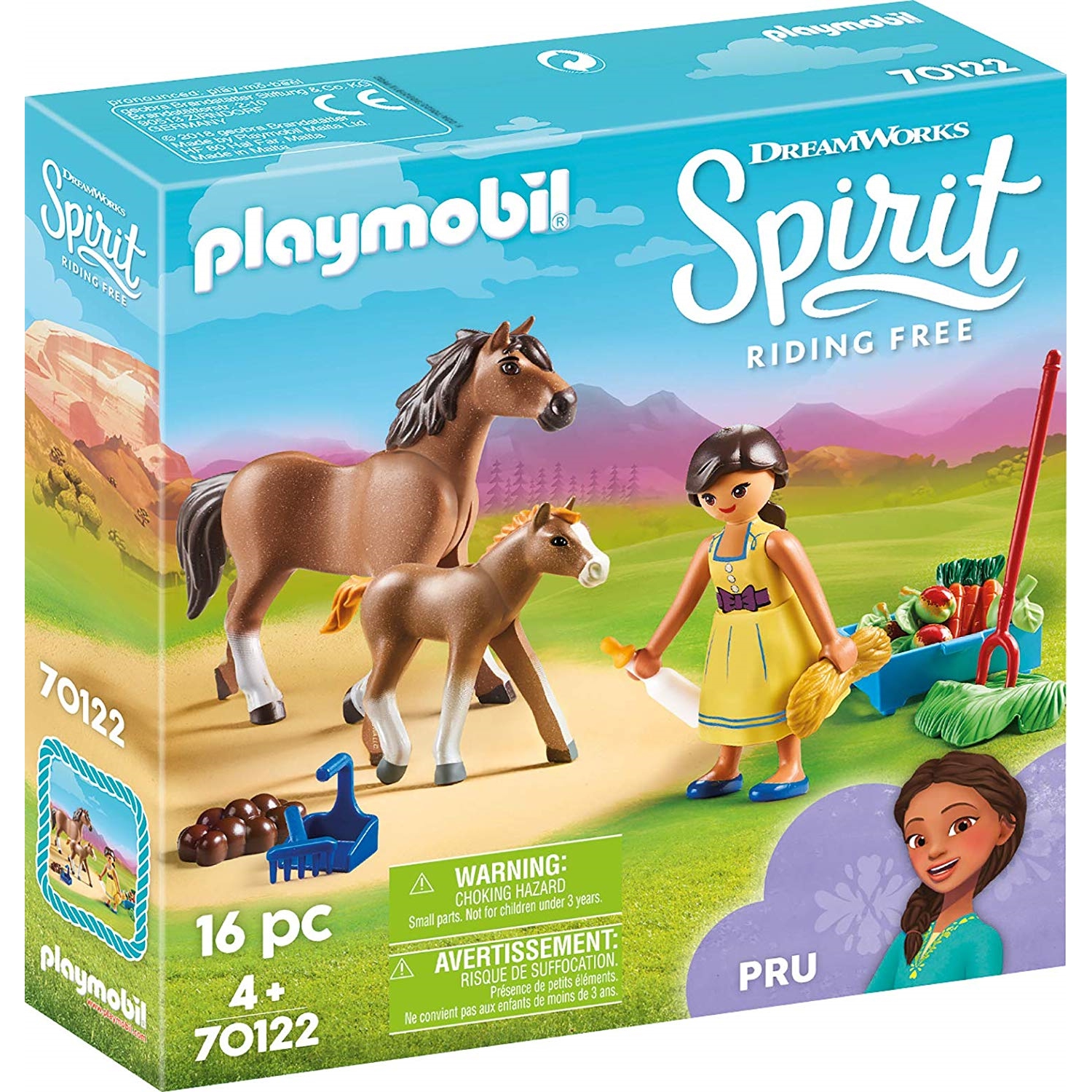 PLAYMOBIL 70122 Pru mit Pferd und Fohlen