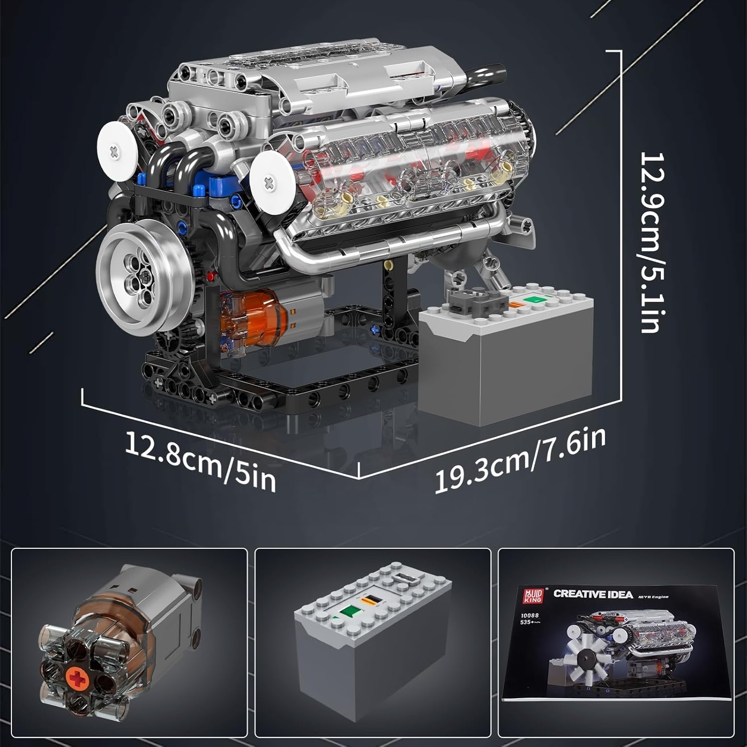 Mould King 10088 V8 Motor