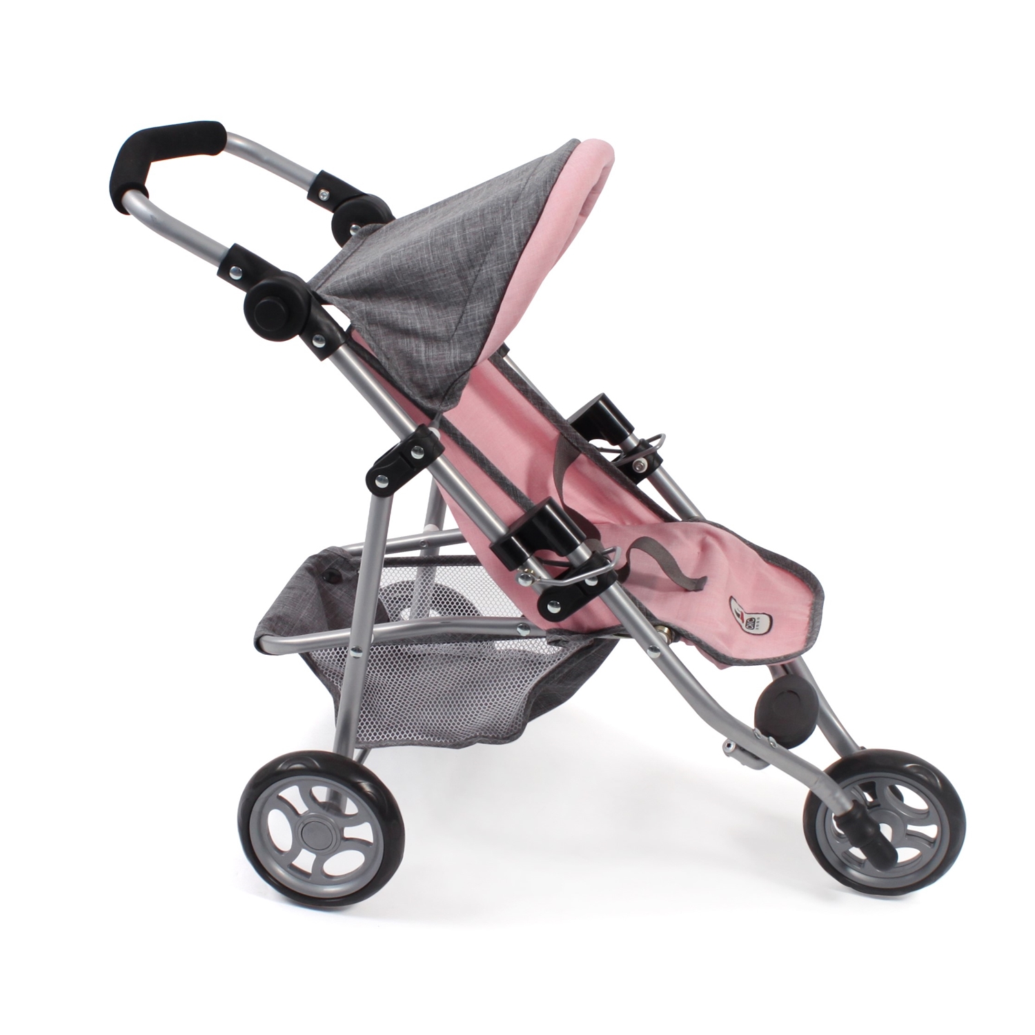 Bayer Chic 2000 612-15 Jogging-Buggy "LOLA" Melange grau-rosa