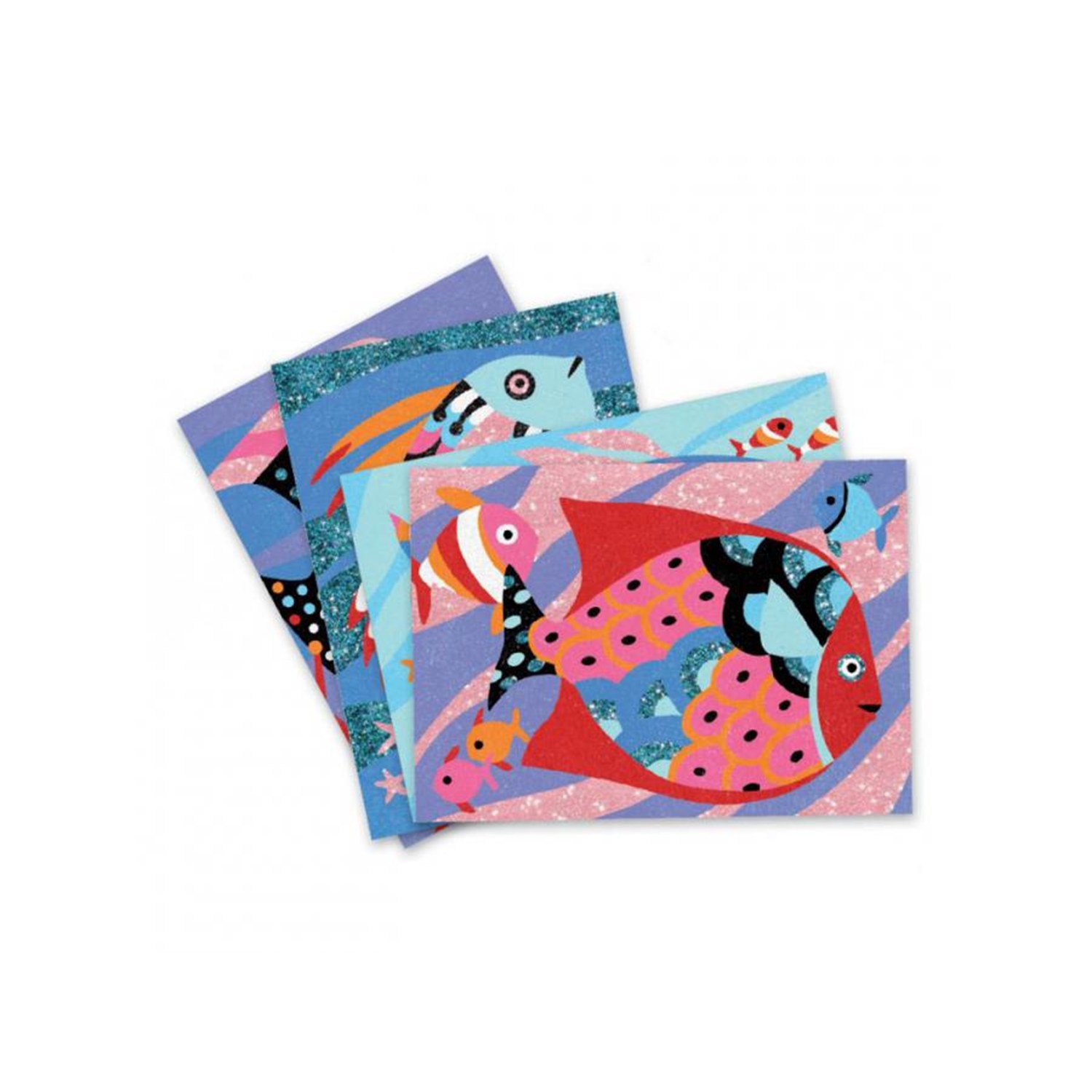 Djeco DJ08661 Sandbilder: Regenbogen Fische