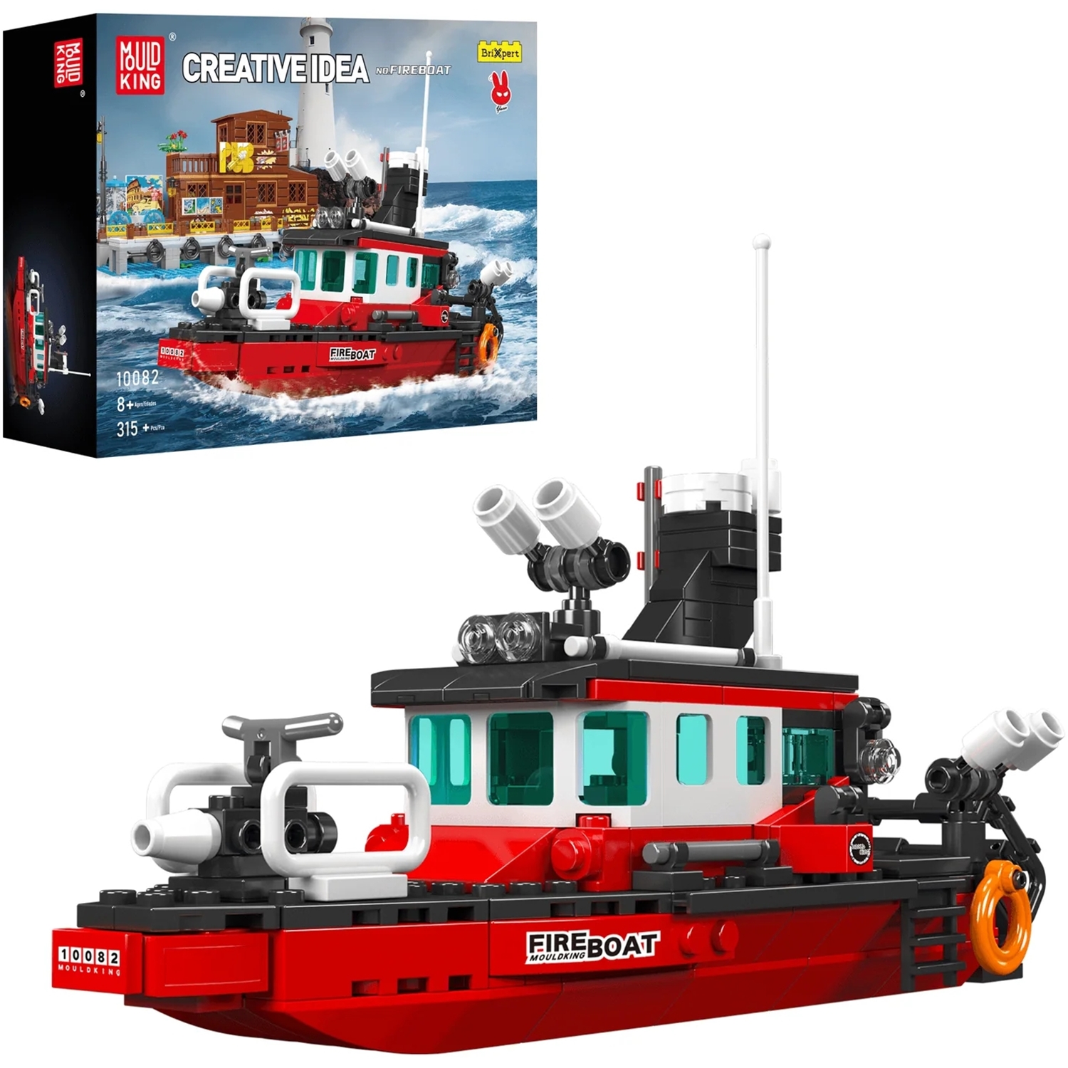 Mould King 10082 Feuerwehrboot