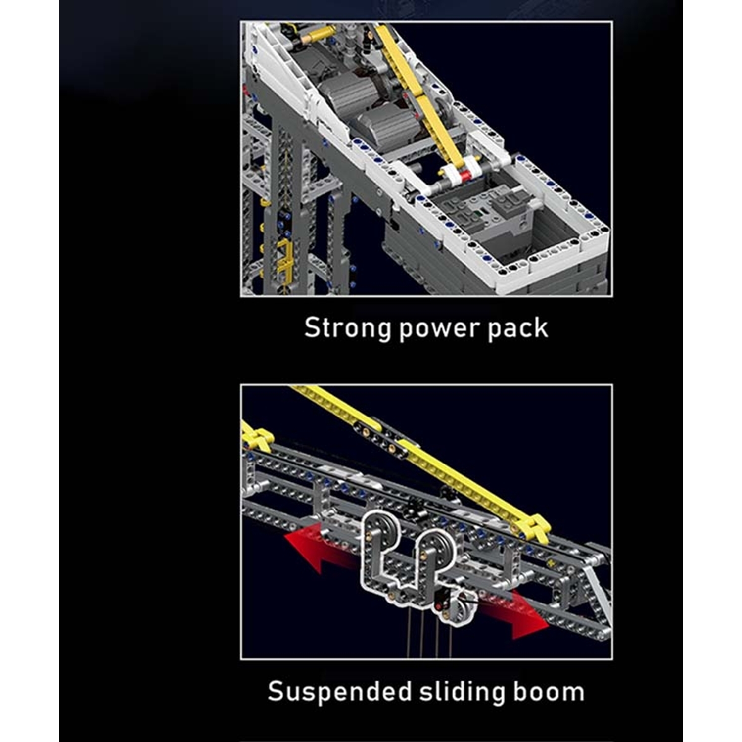 Mould King 17004 Turmdrehkran mit Fernsteuerung