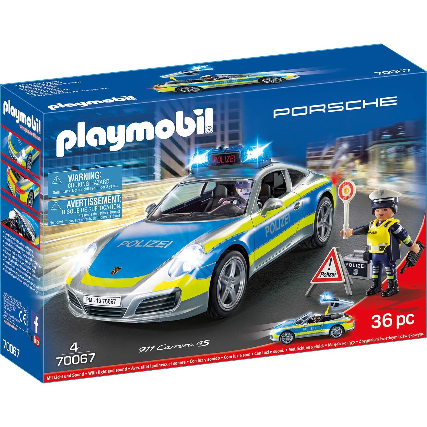PLAYMOBIL 70067 Porsche 911 Carrera 4S Polizei
