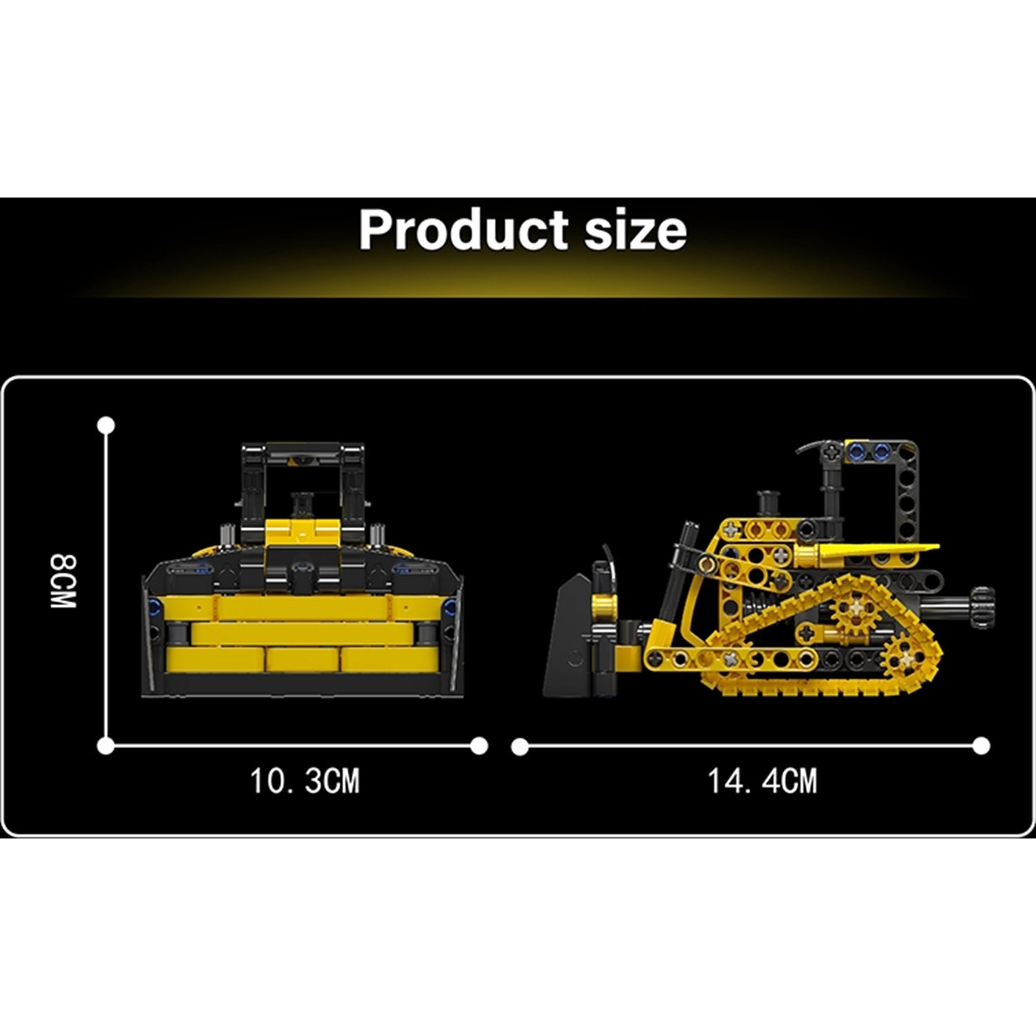 Mould King 24020 Mini-Bulldozer