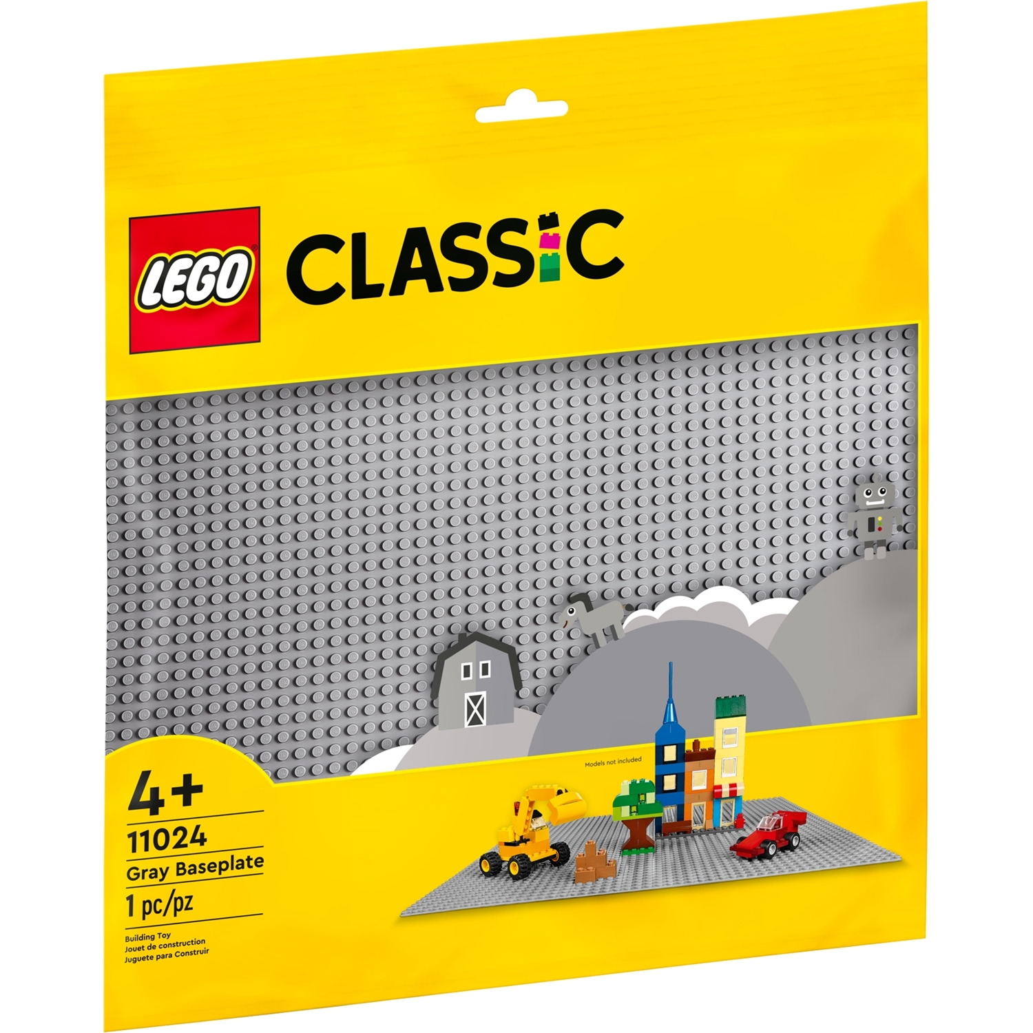 LEGO 11024 Classic Graue Bauplatte