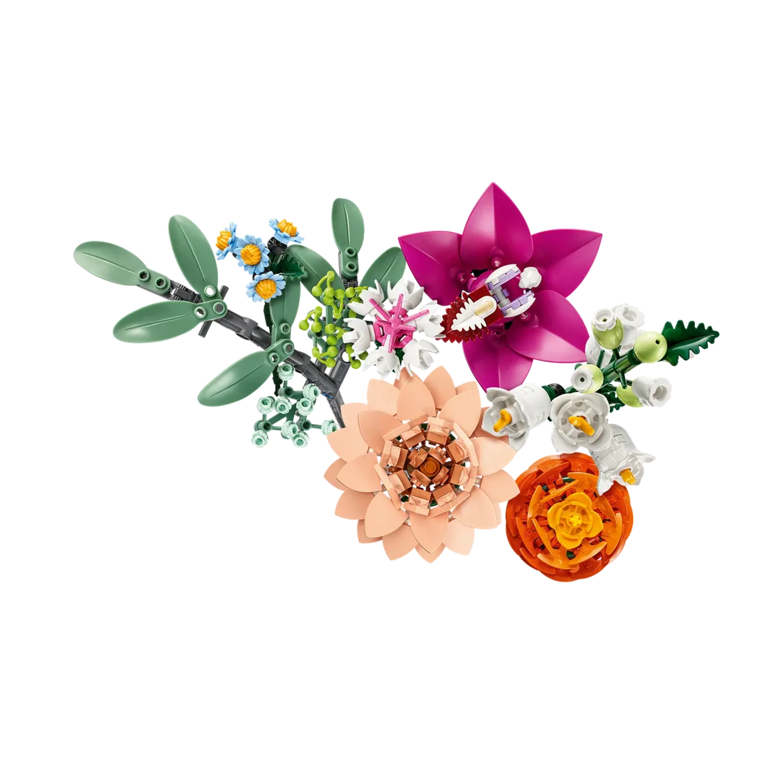 LEGO 10342 Schöner Rosafarbener Blumenstrauß