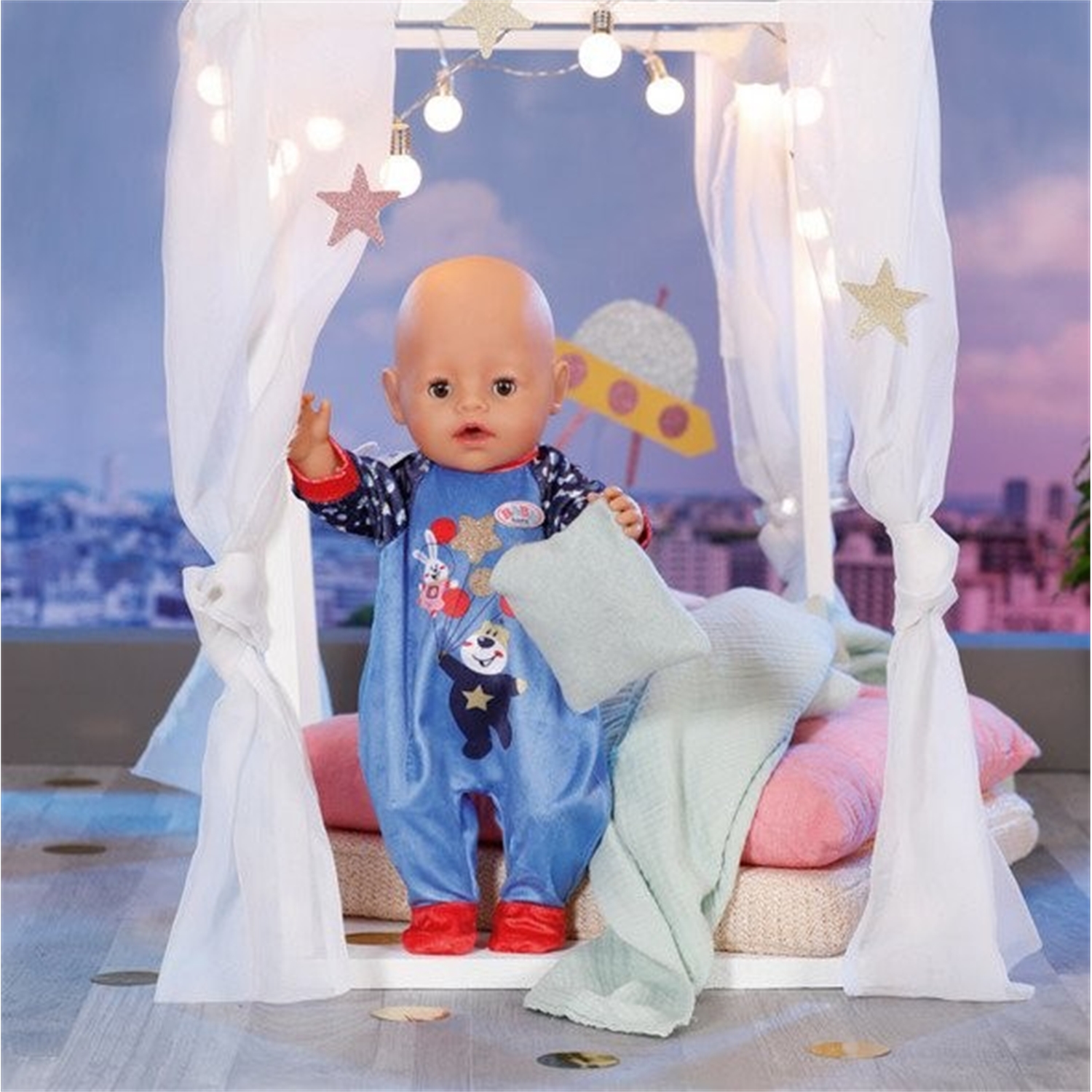 Zapf Creation 831090 BABY born Happy Birthday Strampler 43 cm