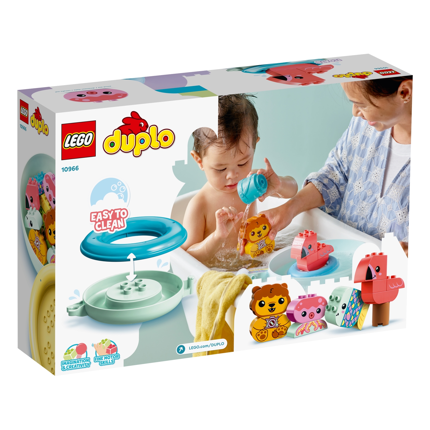 LEGO 10966 DUPLO® Badewannenspaß: Schwimmende Tierinsel