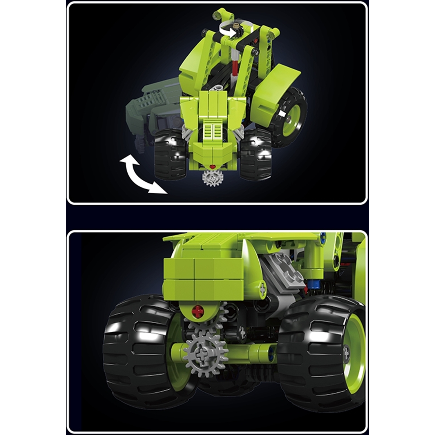 Mould King 24024 Mini-Traktor