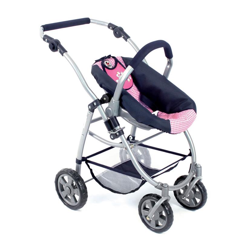 Bayer Chic 2000 637-46 3 in 1 Kombi EMOTION ALL IN, Pink Checker
