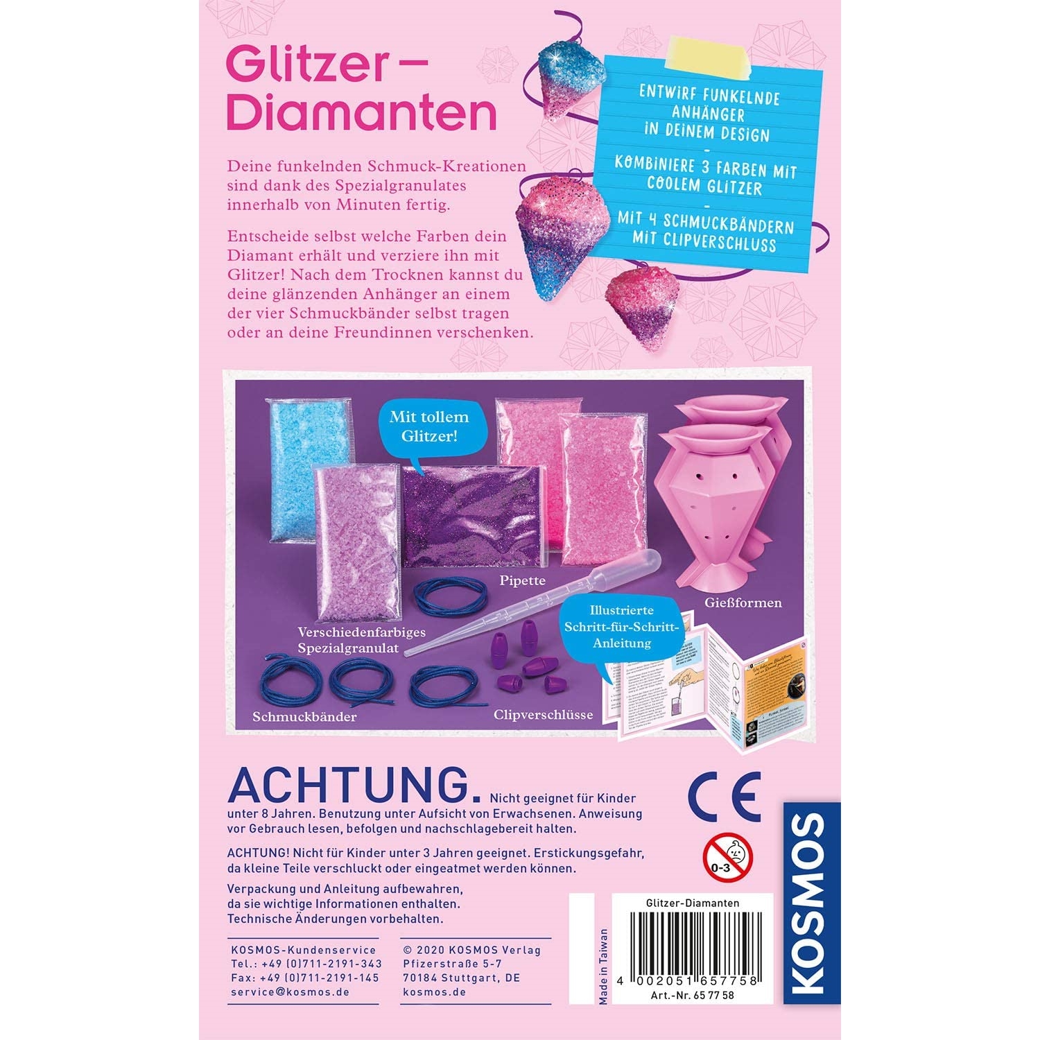 Kosmos 657758 Glitzer-Diamanten