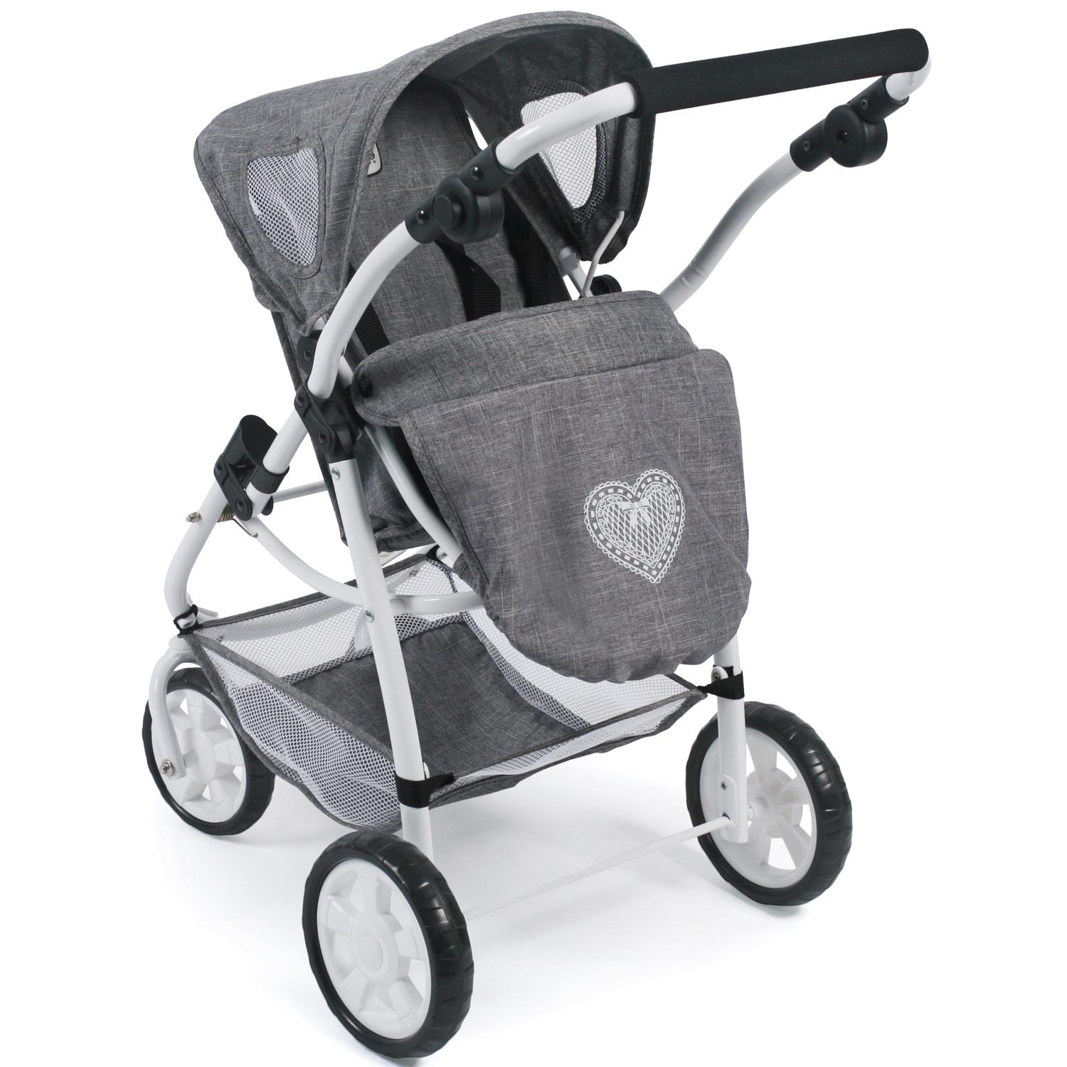 Bayer Chic 2000 637-76 3 in 1 Kombi EMOTION ALL IN, Jeans Grey