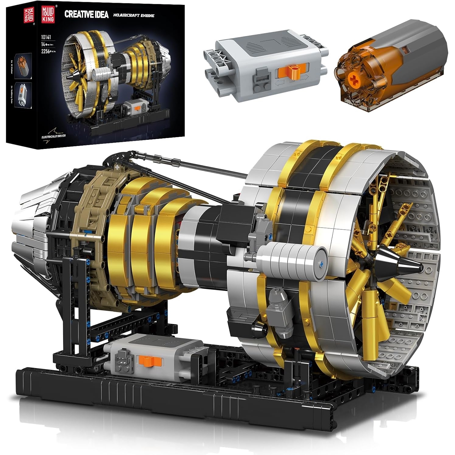 Mould King 10141 Flugzeugmotor