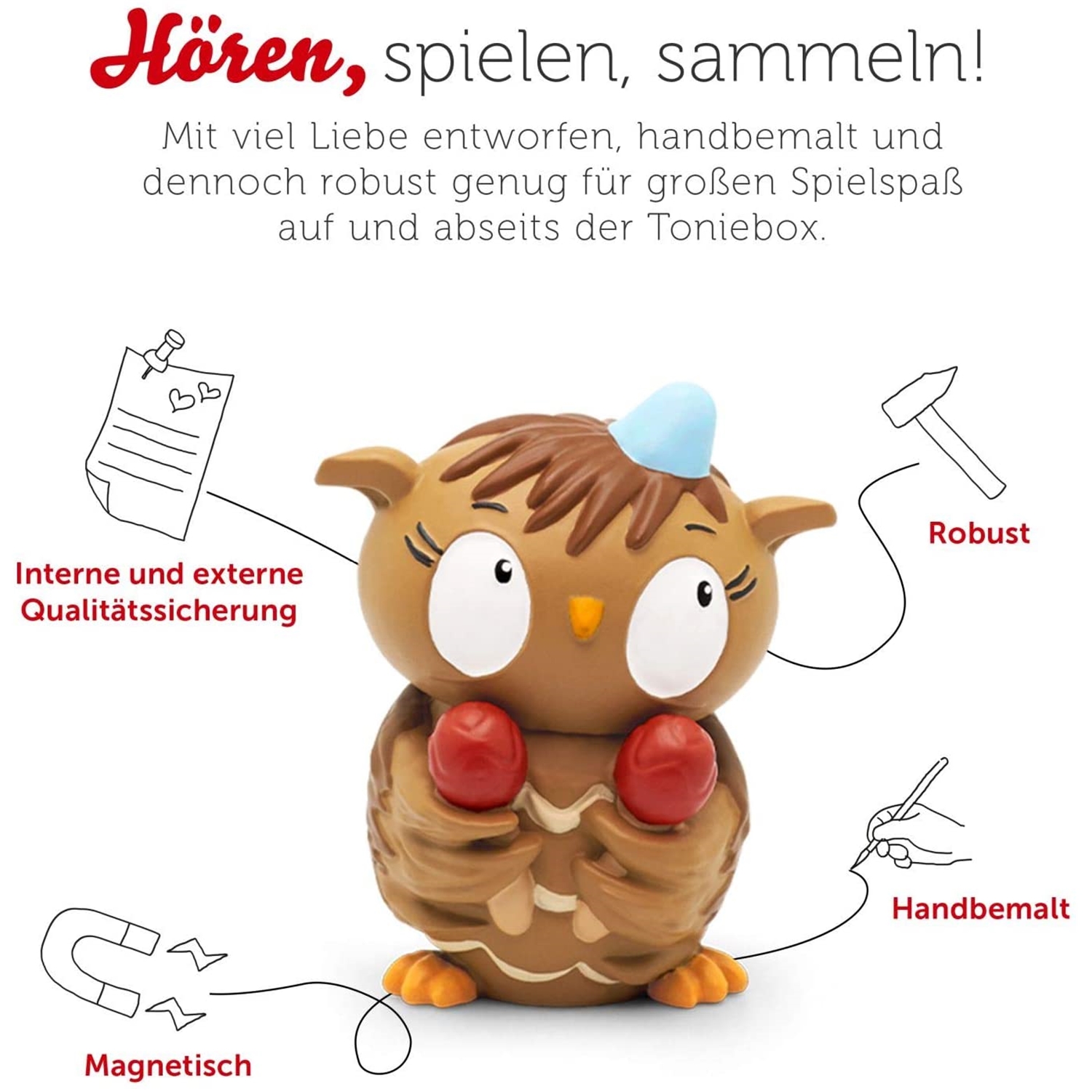 Tonies 10000244 Die Eule mit der Beule und ihre Freunde
