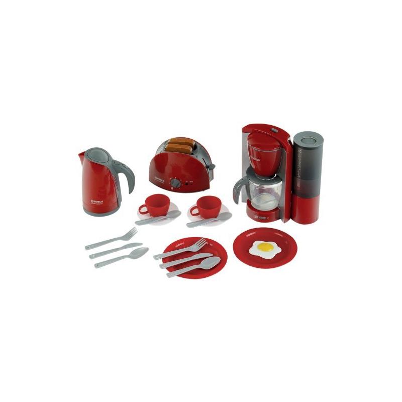 Theo Klein 9564 Bosch Küchenset groß rot