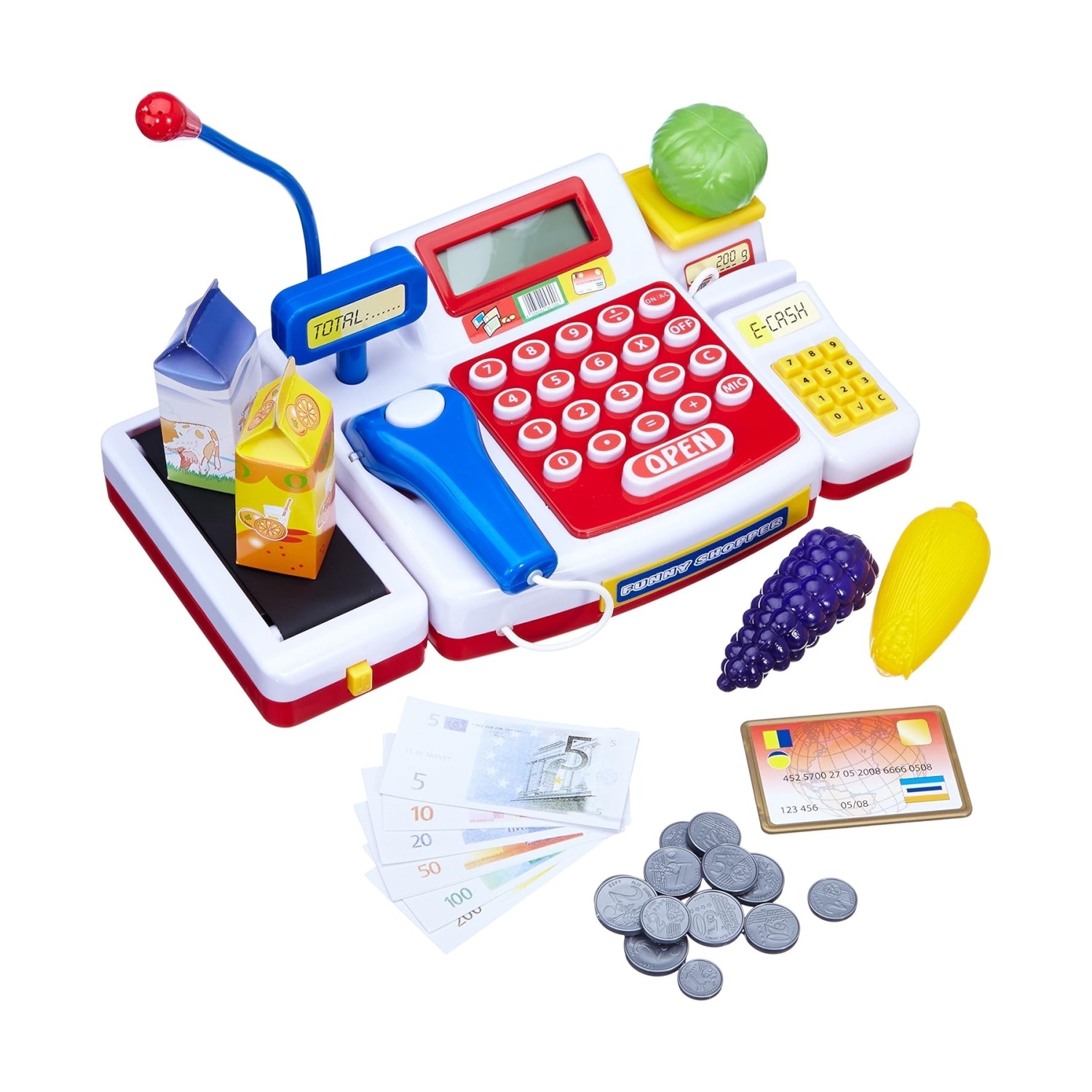 Simba Toys 104525700 Supermarktkasse mit Scanner