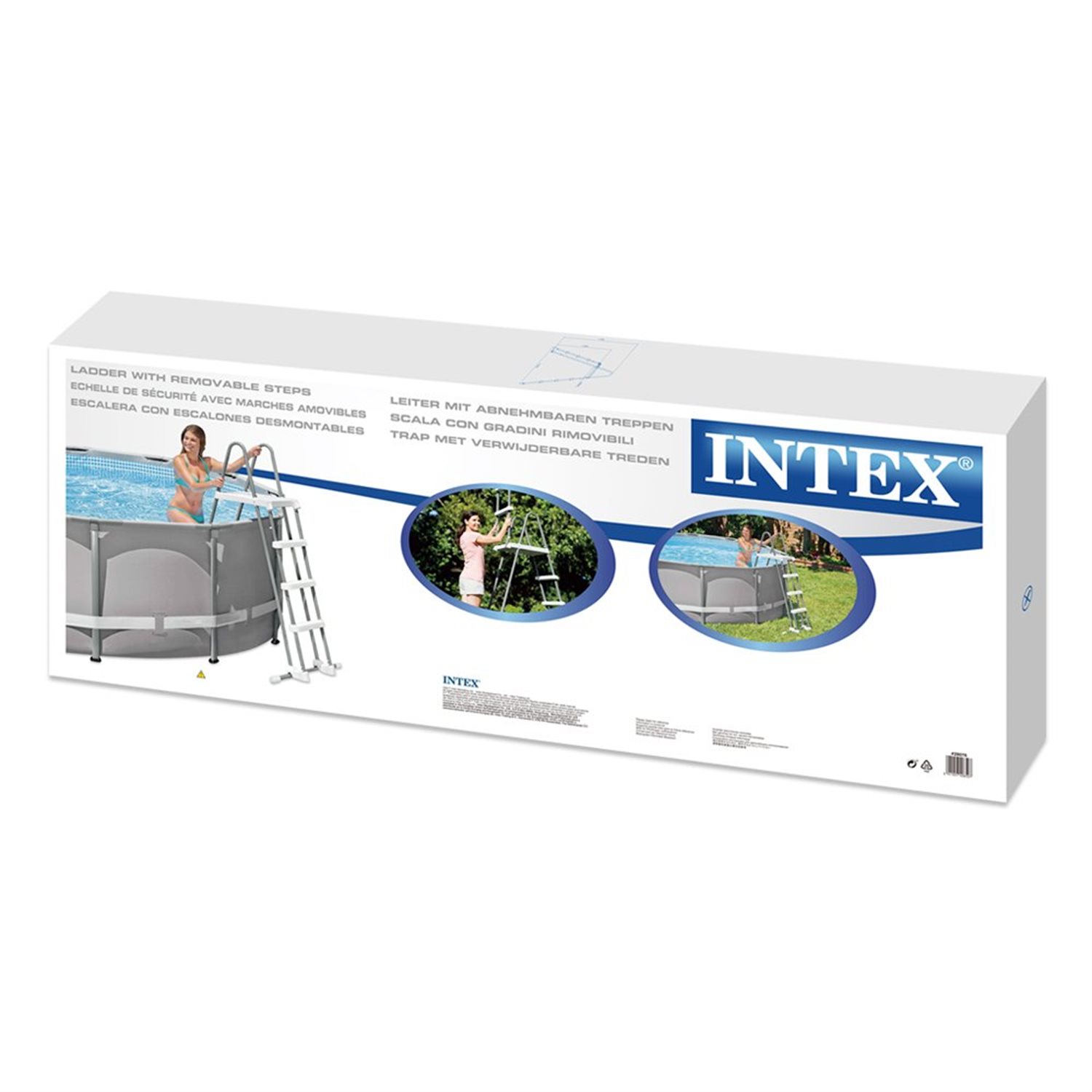 Intex 28076 Sicherheitsleiter für Pools von 122cm Höhe