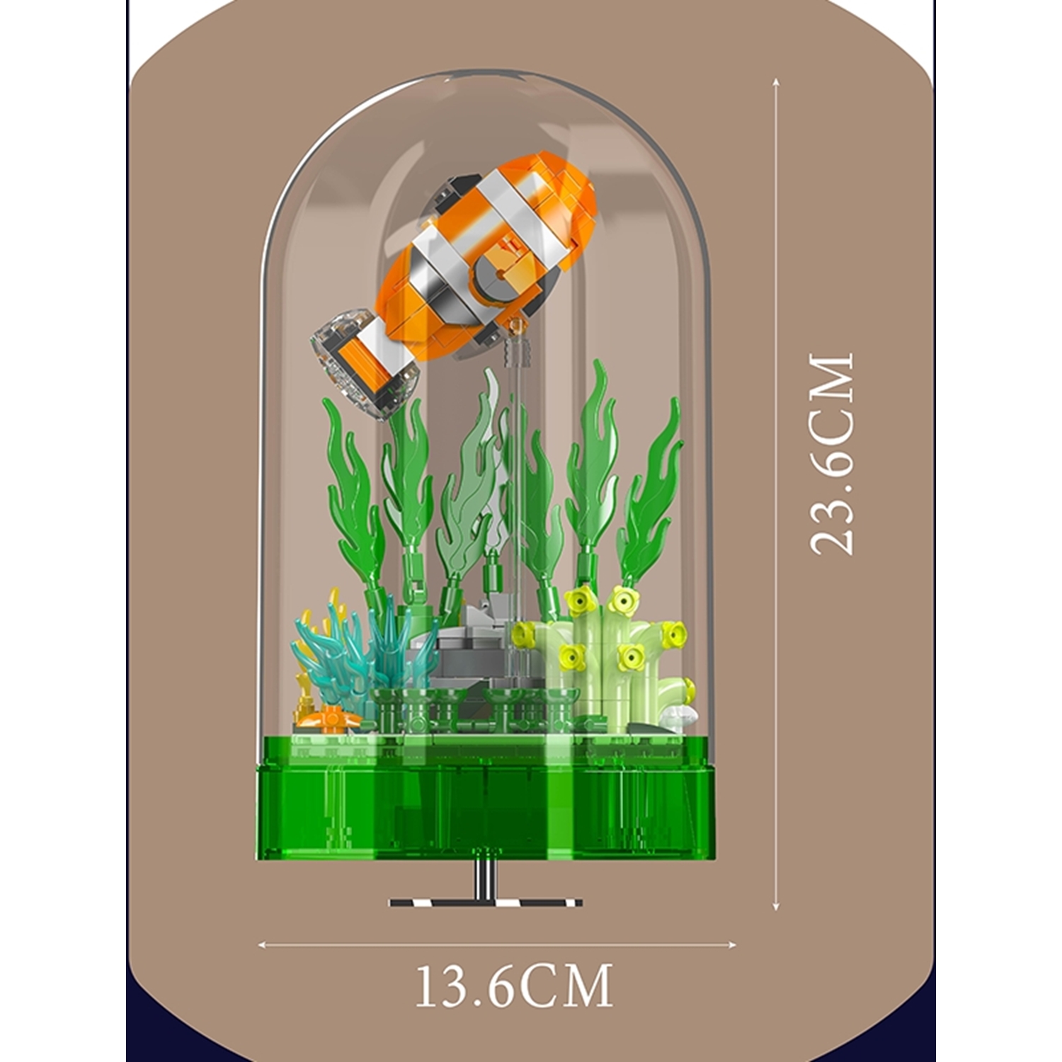 Mould King 10102 Spieluhr Clownfisch