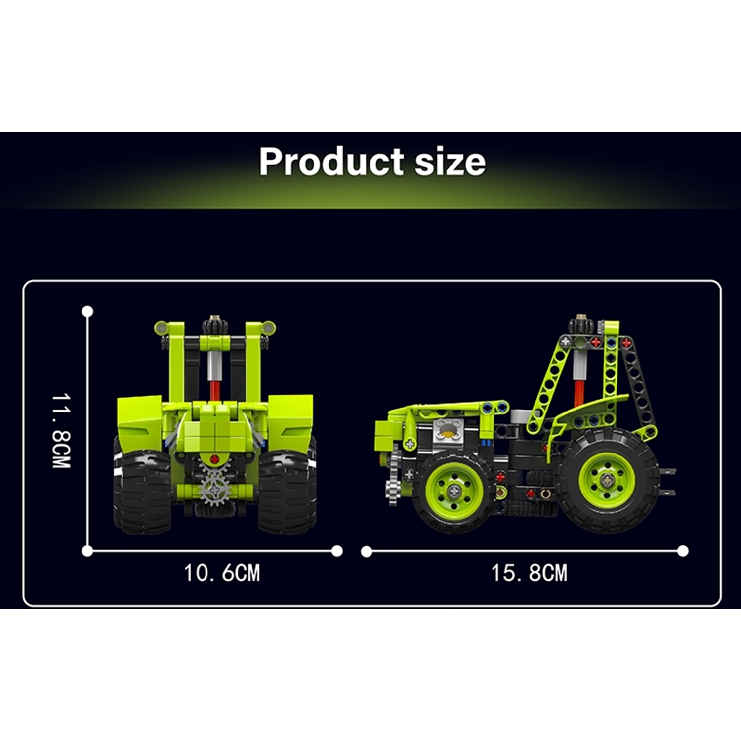 Mould King 24024 Mini-Traktor