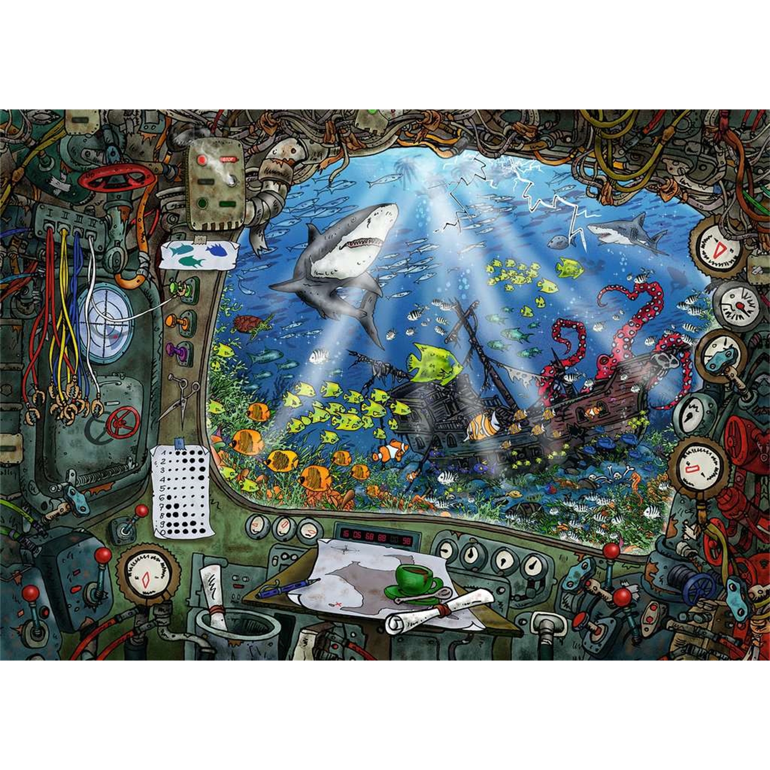 Ravensburger 19953 EXIT Puzzle Im U-Boot