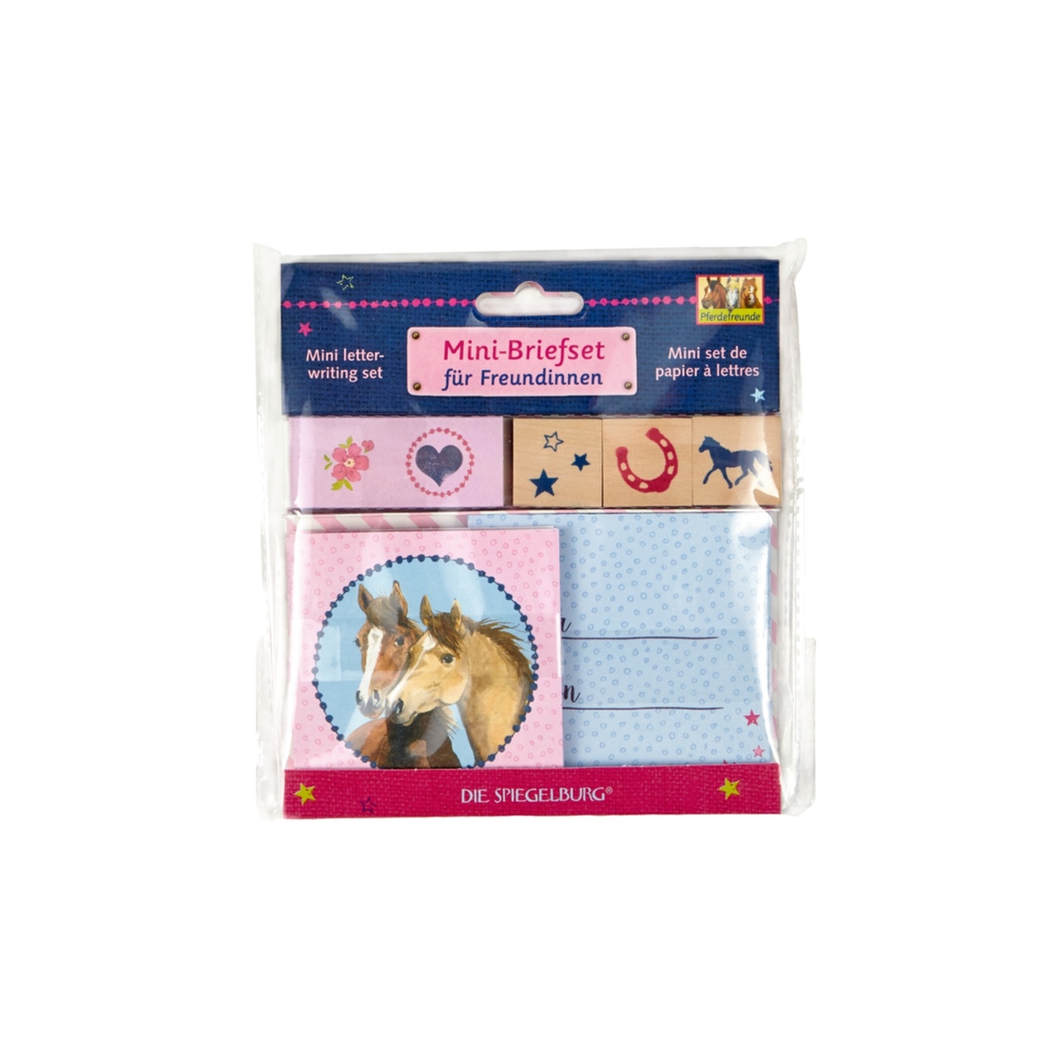 Coppenrath Verlag 13879 Mini-Briefset für Freundinnen Pferdefreunde