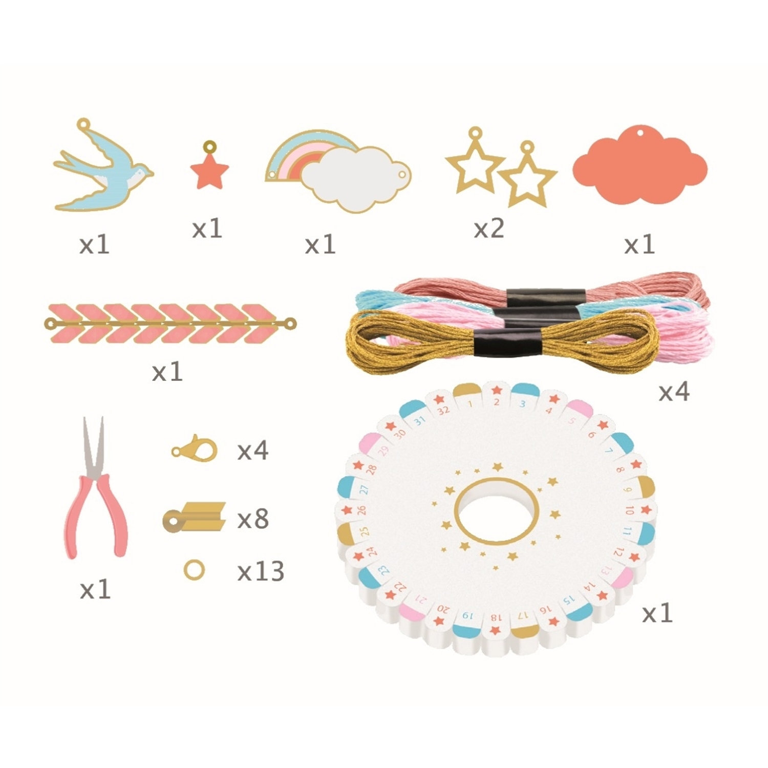 Djeco DJ09818 Schmuck basteln: Celeste