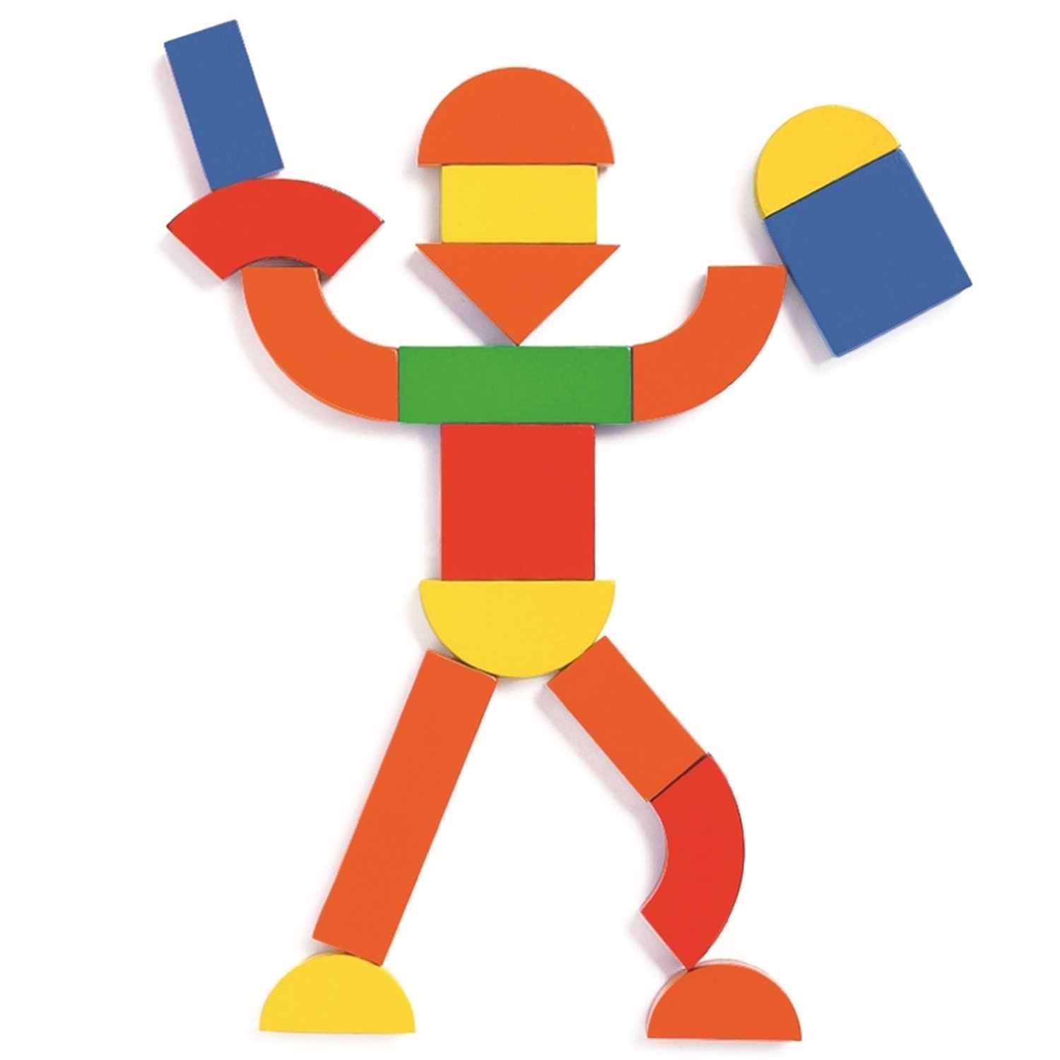 Djeco DJ03130 Holz Magnete: Geoform