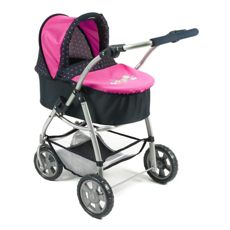 Bayer Chic 2000 637-12 3 in 1 Kombi EMOTION ALL IN, Dots Navy-Pink