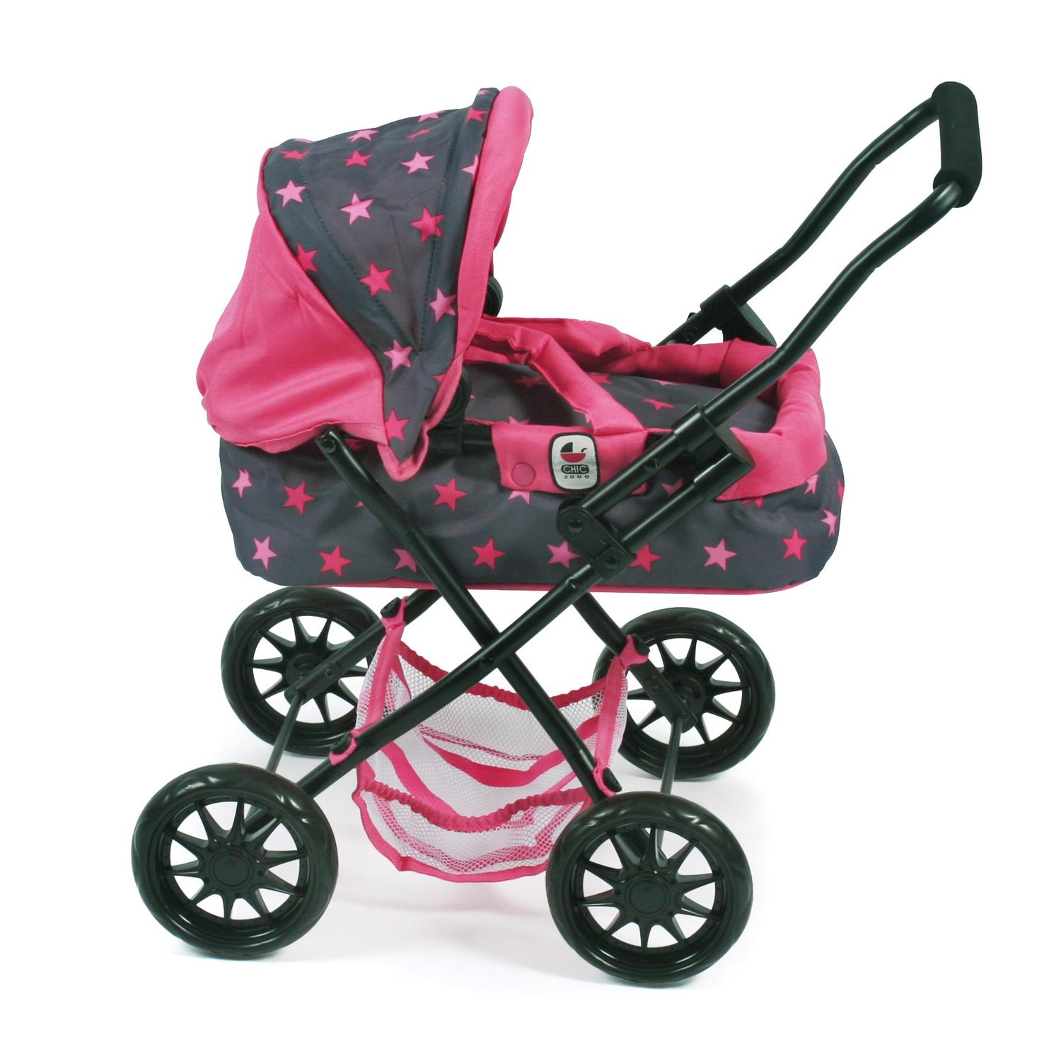 Bayer Chic 2000 555-82 Mini-Kuschelwagen SMARTY, Sternchen Pink