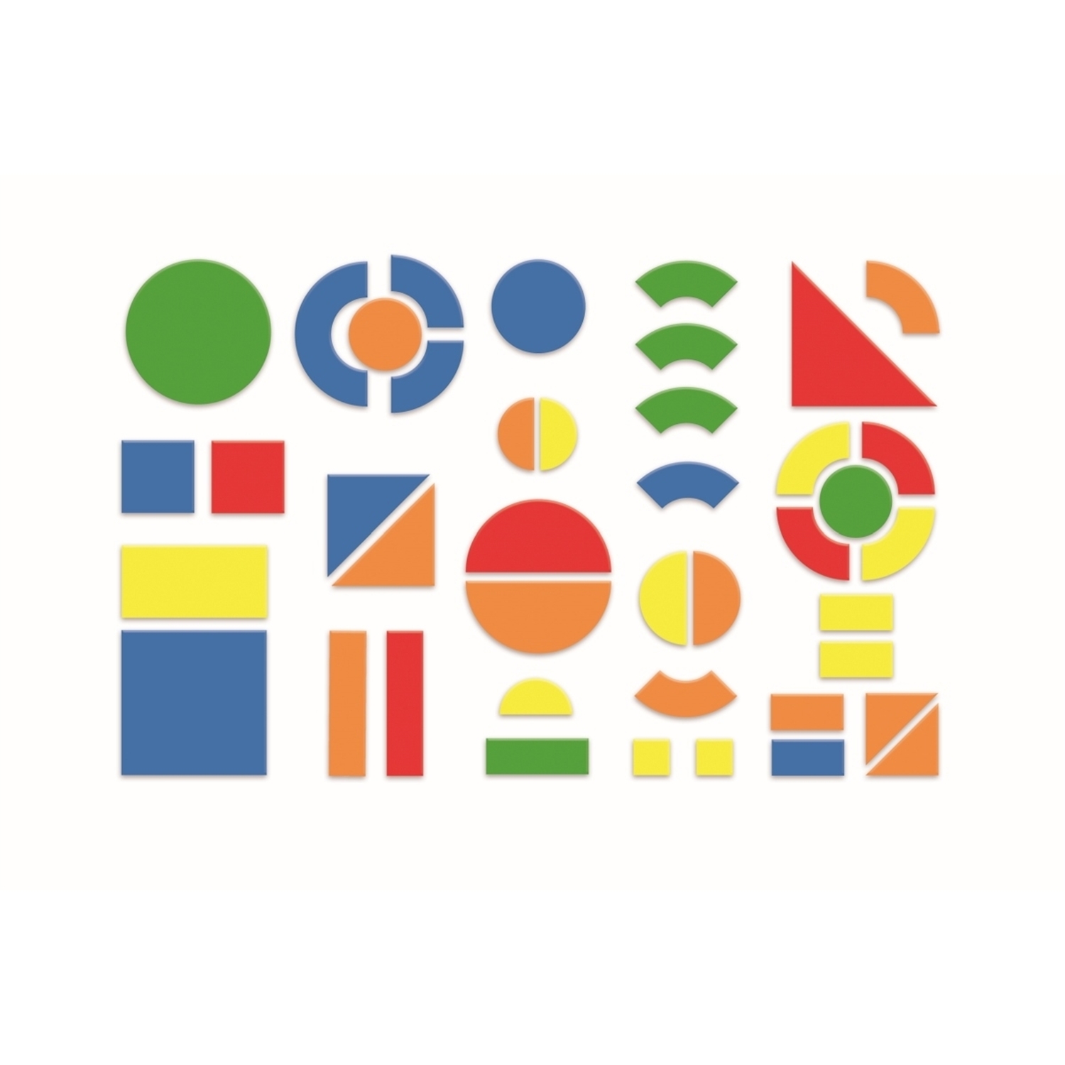 Djeco DJ03130 Holz Magnete: Geoform