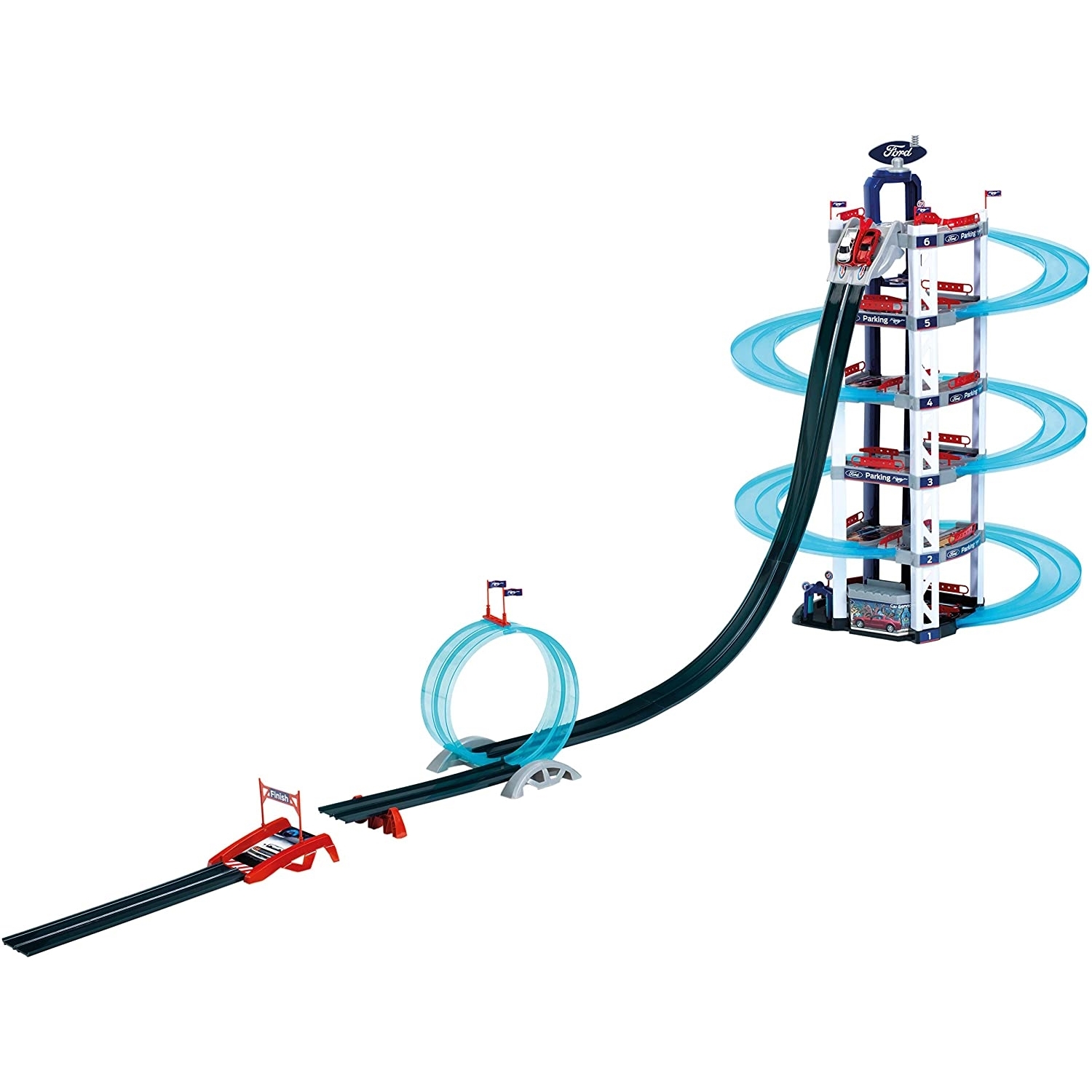 Theo Klein 3310 Ford Parkhaus, 6 Ebenen und Looping