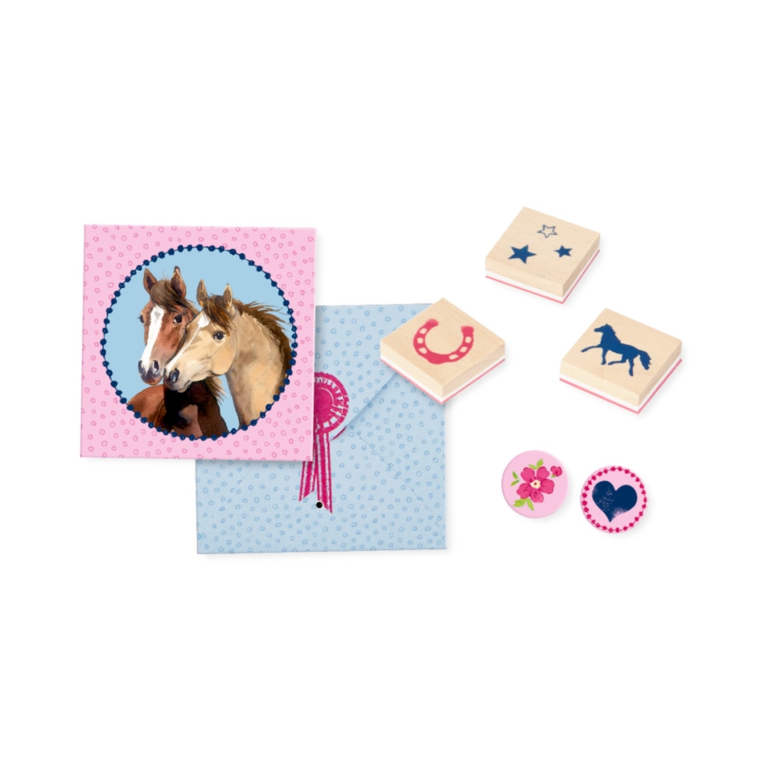Coppenrath Verlag 13879 Mini-Briefset für Freundinnen Pferdefreunde