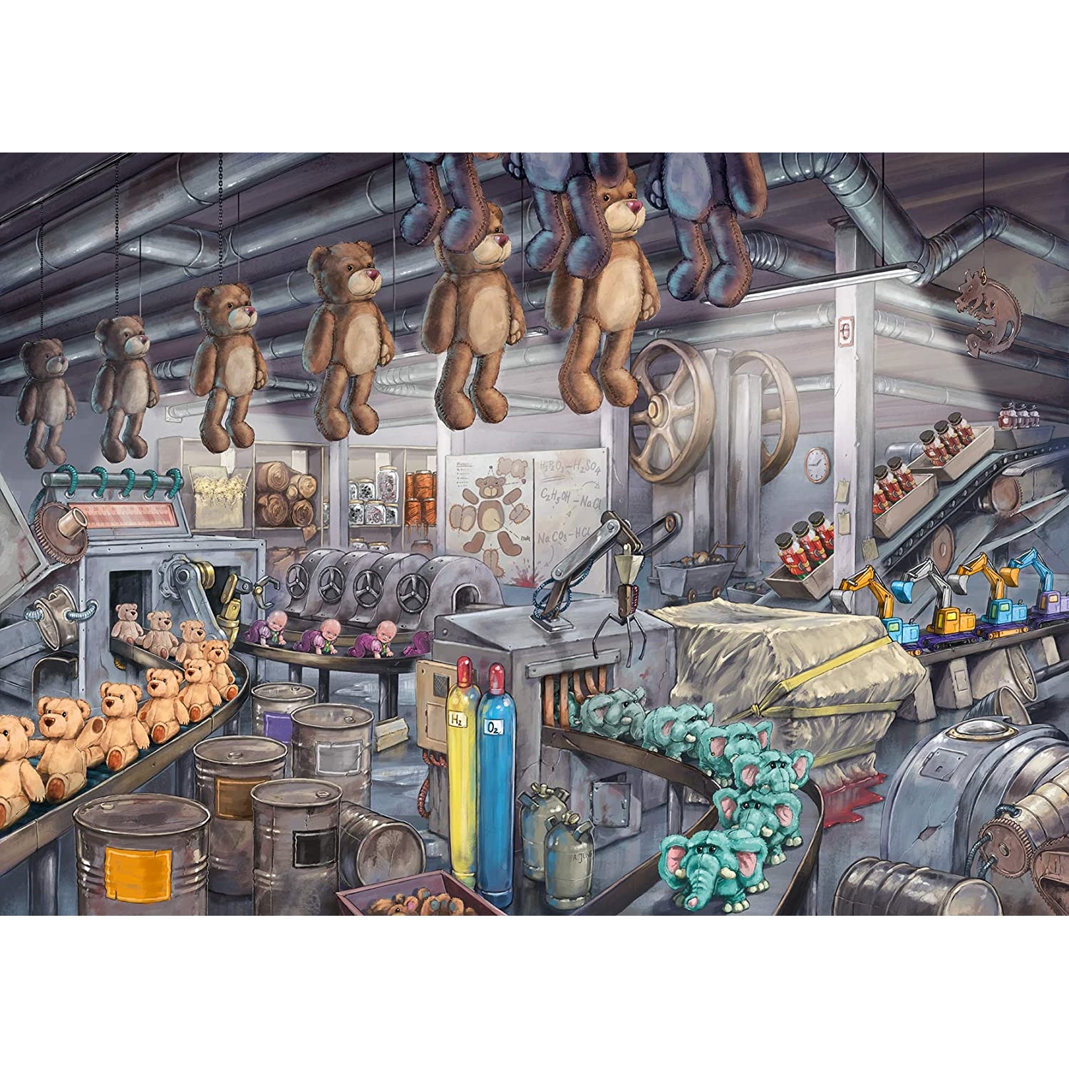 Ravensburger 16484 EXIT Puzzle In der Spielzeugfabrik