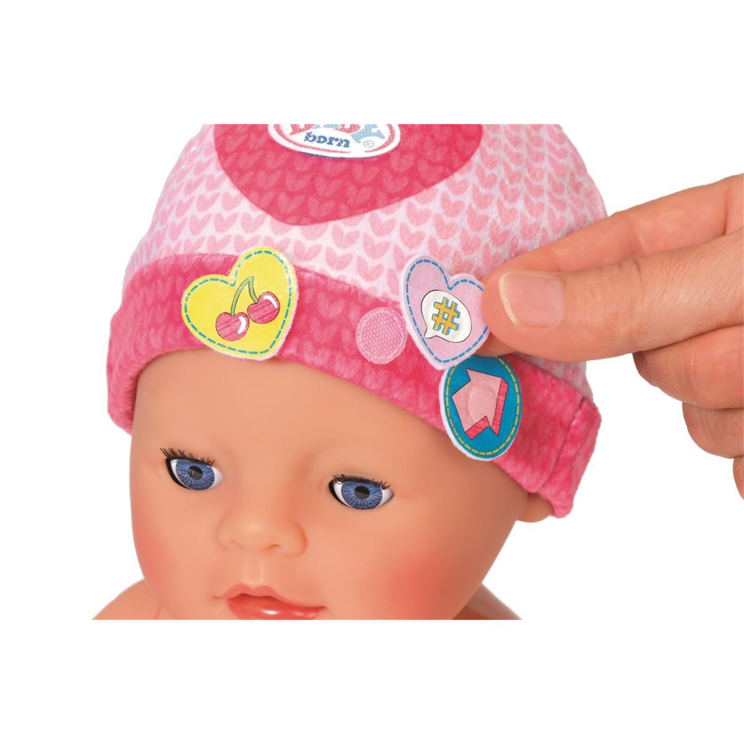 Zapf Creation 825440 Baby born® Mütze mit Batches