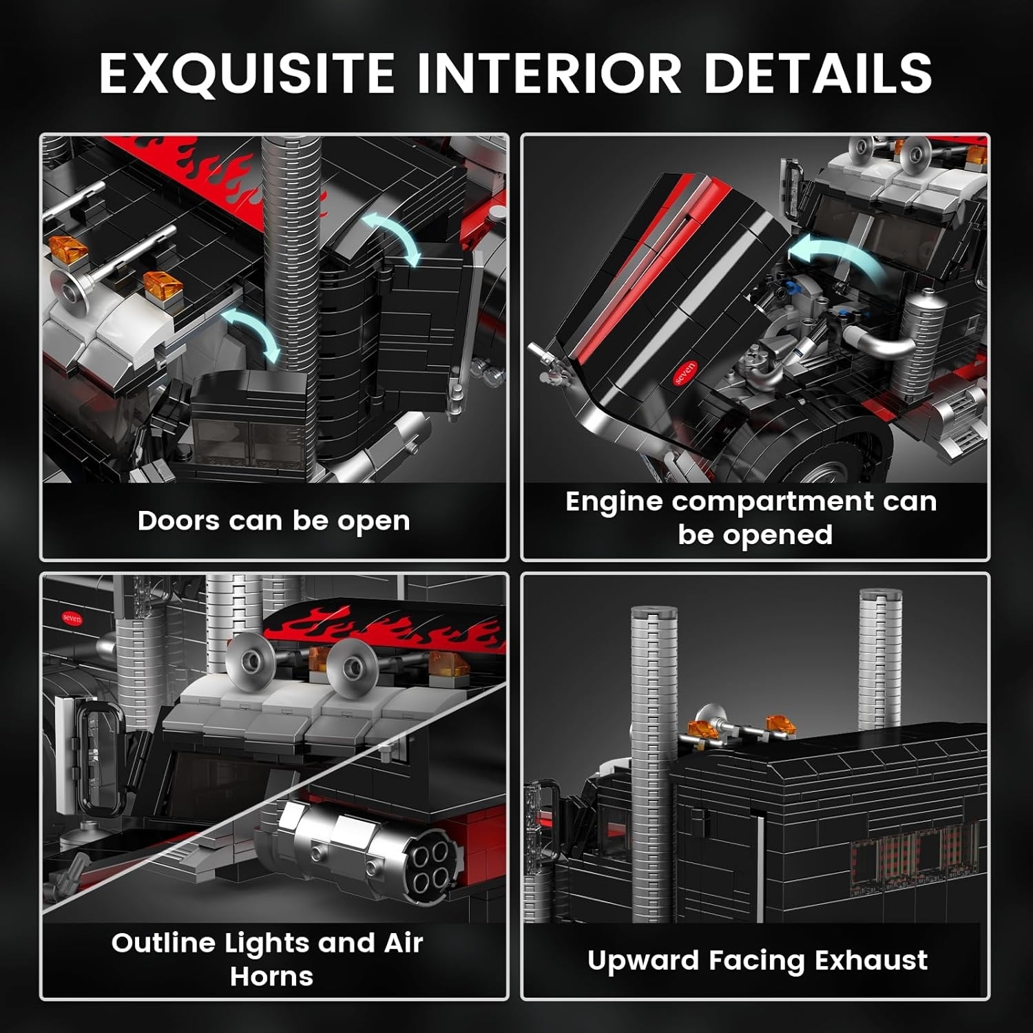 Mould King 10037 Amerikanischer Truck