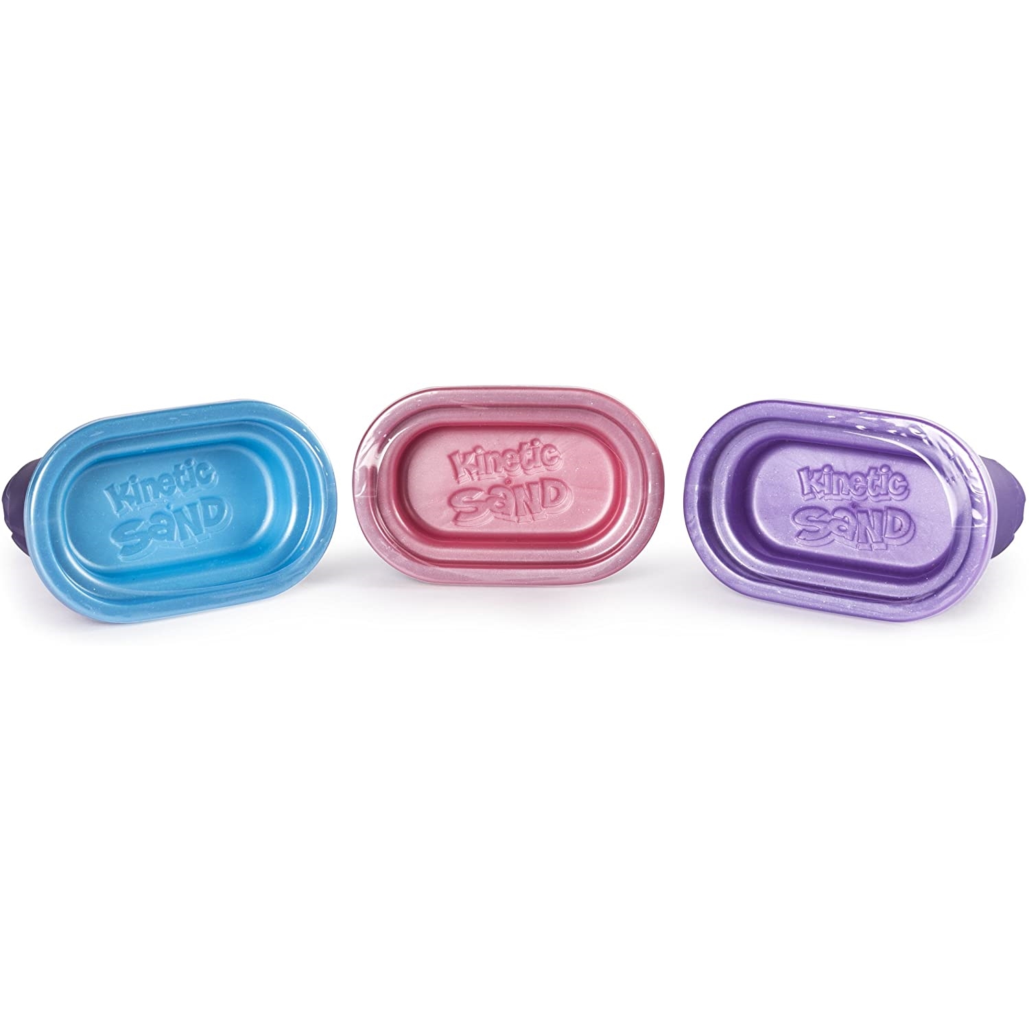 Spin Master 6053520 Kinetic Sand 6053520 - Schimmer Sand 3er Pack
