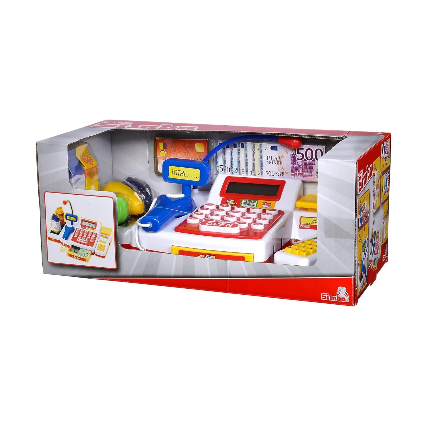 Simba Toys 104525700 Supermarktkasse mit Scanner