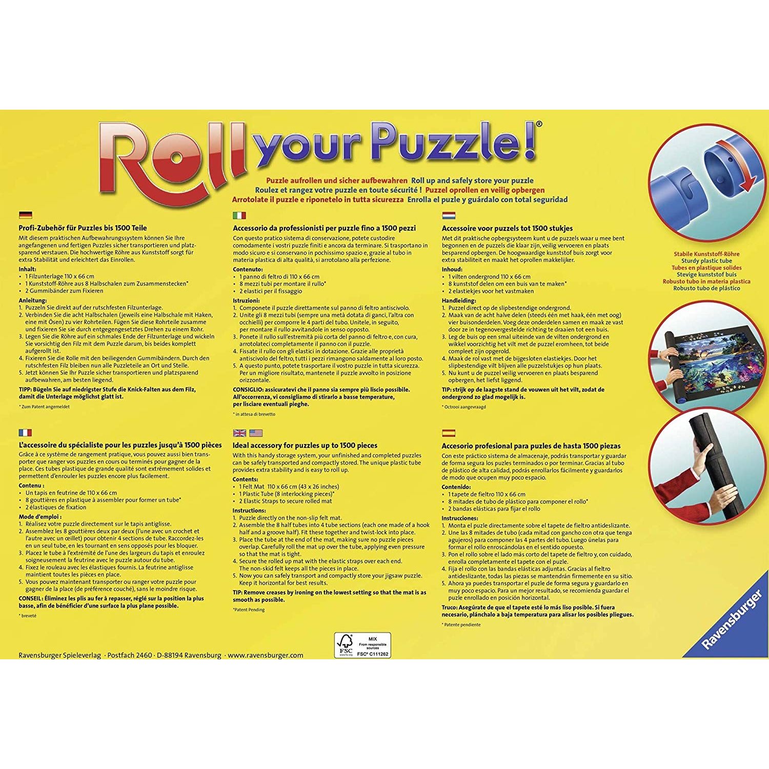 Ravensburger 17956 Roll your Puzzle, Puzzlematte